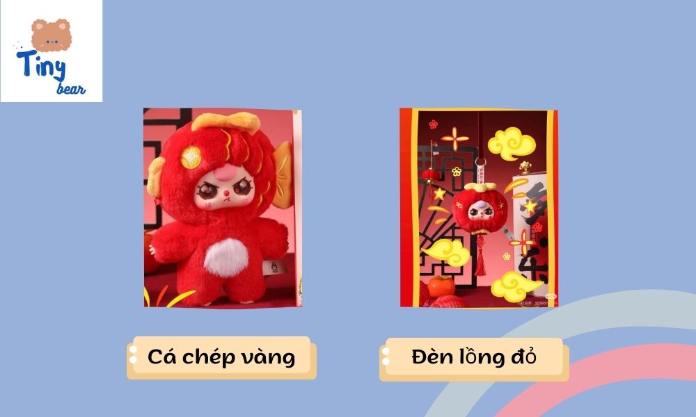 Baby Three Tết Nguyên Đán : Món quà ý nghĩa dành tặng cho người thân 3 Baby Three Tết Cá Chép Vàng - Đồng Lèn Đỏ