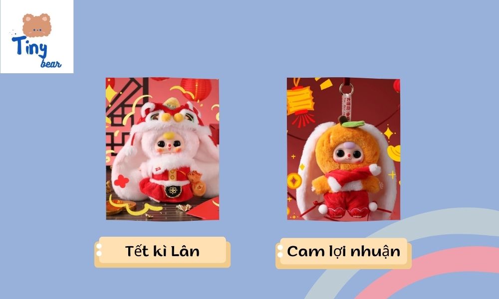 Baby Three Tết Nguyên Đán : Món quà ý nghĩa dành tặng cho người thân 4 Baby Three Tết Cam lợi nhận - Tết Kì Lân