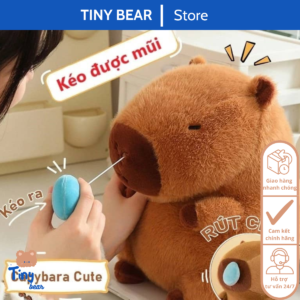 Capybara Gấu Bông – Món Quà Dễ Thương Đang “Gây Bão” 5 Capybara gấu bông