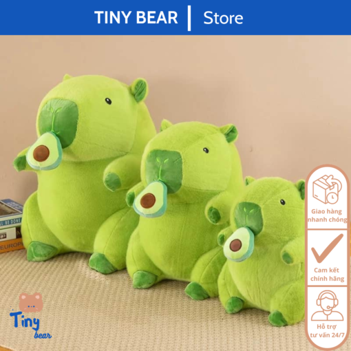 Capybara Gấu Bông - Món Quà Dễ Thương Cho Mọi Lứa Tuổi Tiny Bear - Hình ảnh 6